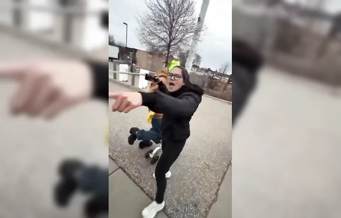 Deranged people attacked tiny female reporter