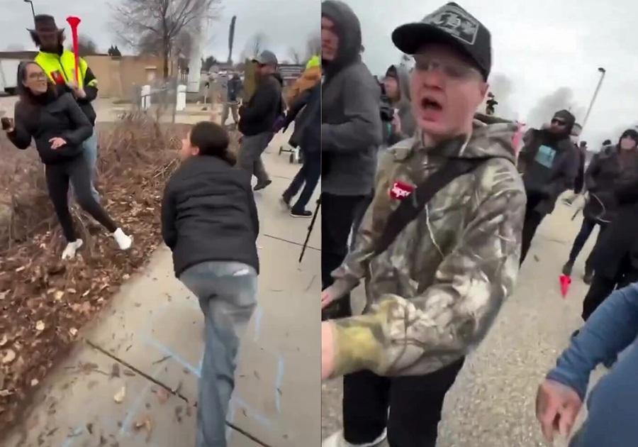 Deranged People Attacked Tiny Female Reporter (VIDEO)