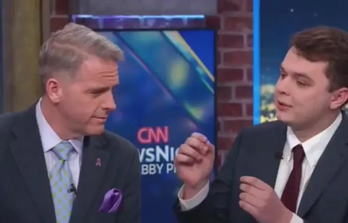 “Get your f*cking hand out of my face” Scott Jennings to some loser on CNN
