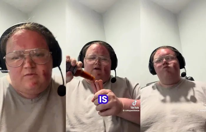 How to swallow 4 wieners at once