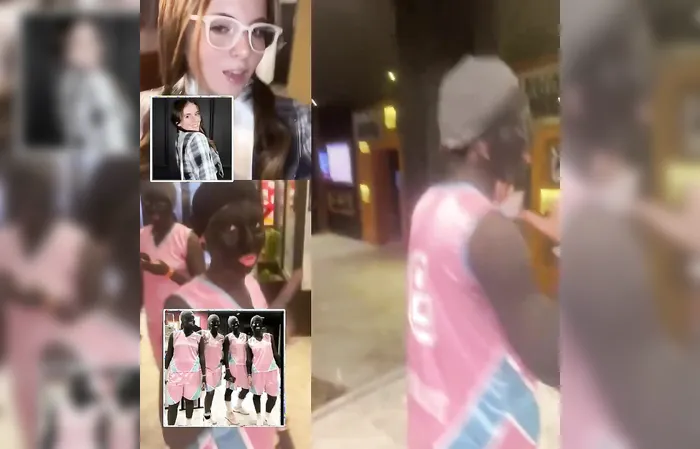 Young chicks wear BLACK FACE in public