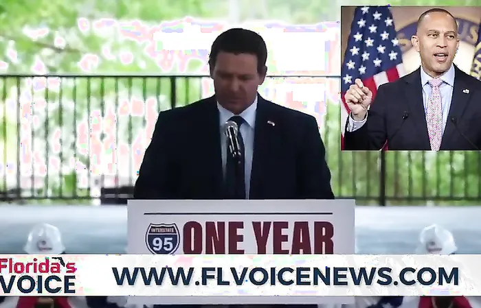 'mAximUm wArfARe" - DeSantis makes Hakeem Jeffries look dumb as ever