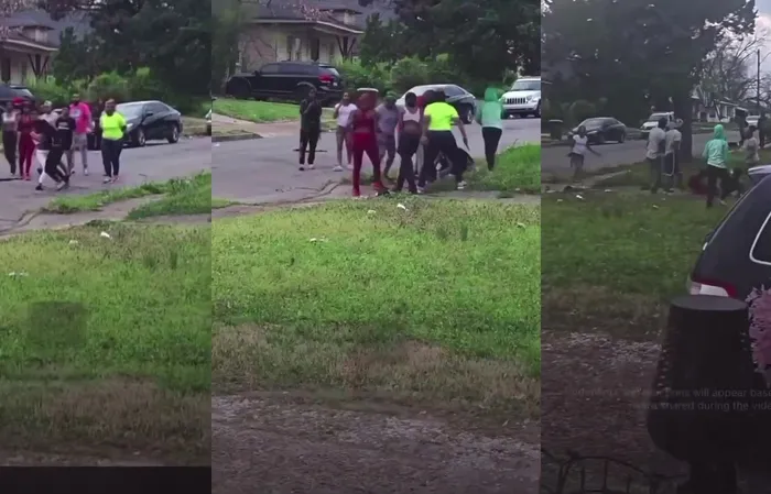 SHOTS FIRED - Memphis hood fight turns for the worse