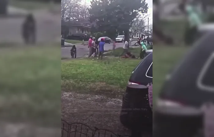 SHOTS FIRED - Memphis hood fight turns for the worse