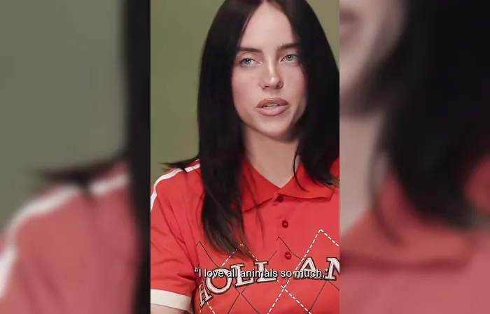 Billie Eilish says you cannot eat meat if you love animals