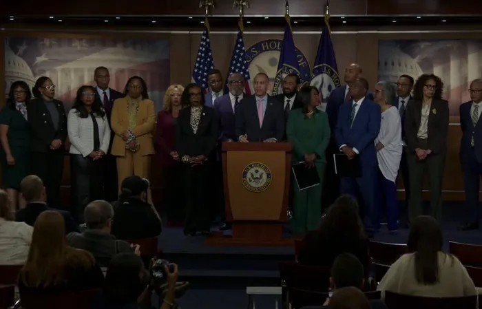 Hakeem Jeffries crying that affirmative action is gone, like it should be