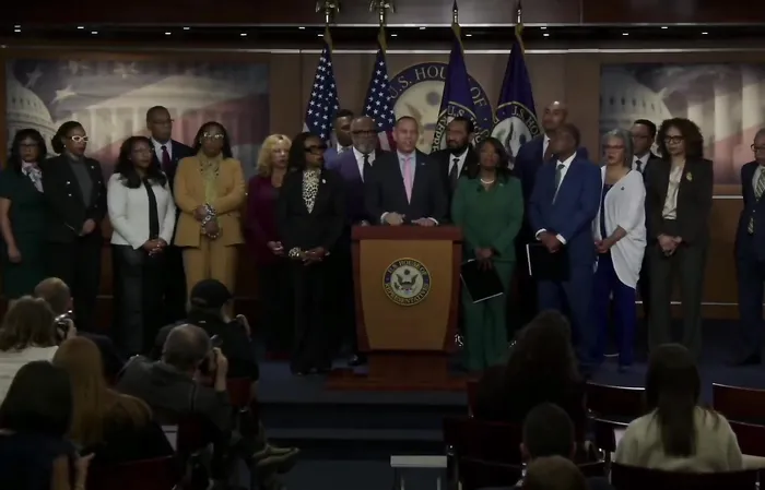 Hakeem Jeffries crying that affirmative action is gone, like it should be