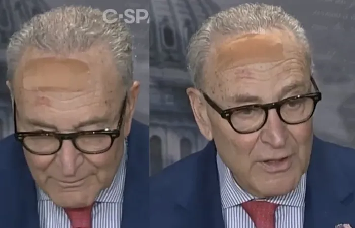Did Chuck Schumer get roughed up?