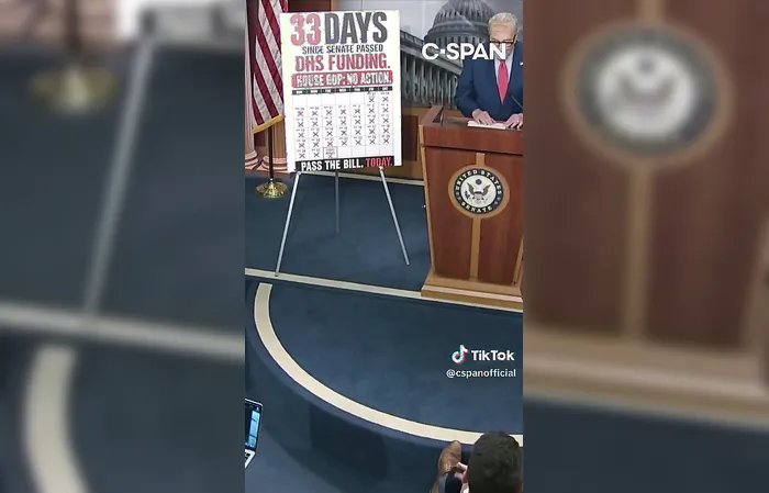 Did Chuck Schumer get roughed up?