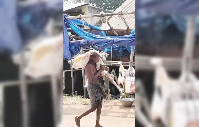 Indian guy brought his sister's skeleton to bank, to prove she died