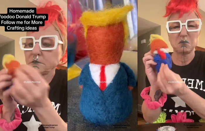 She made a Trump voodoo doll
