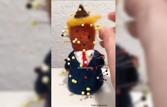 She made a Trump voodoo doll
