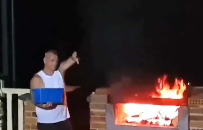 Moments before disaster