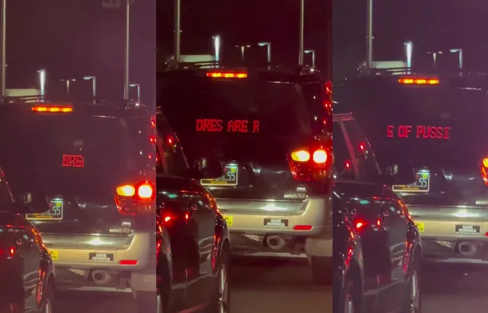 Okay, whose SUV is this?