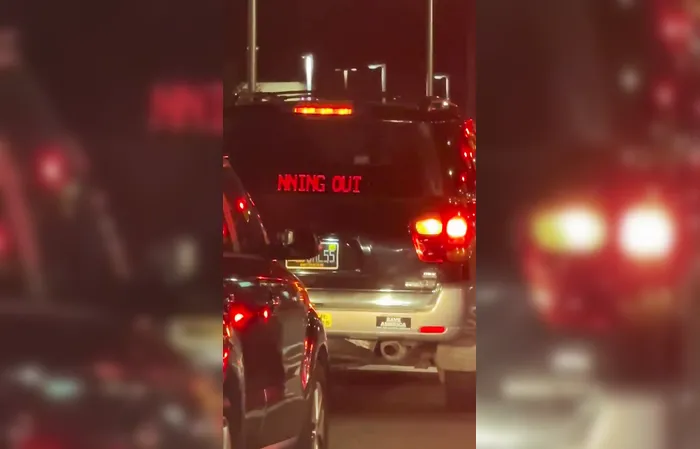 Okay, whose SUV is this?