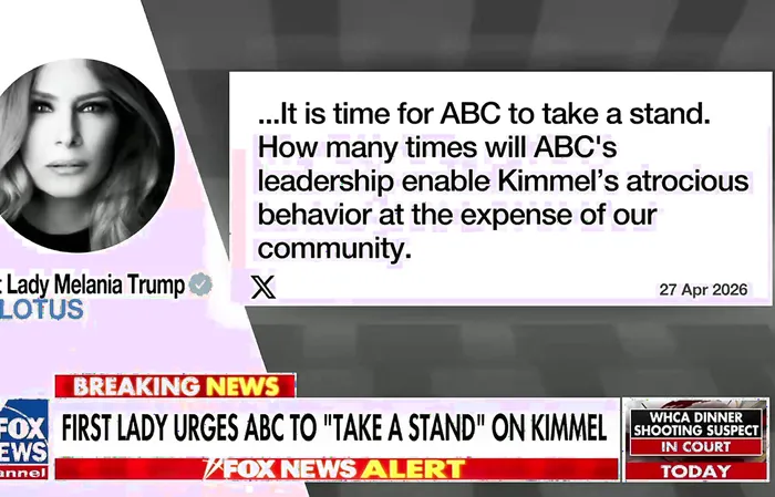 Melania shames pathetic Jimmy Kimmel, then calls out ABC for allowing his bad behavior