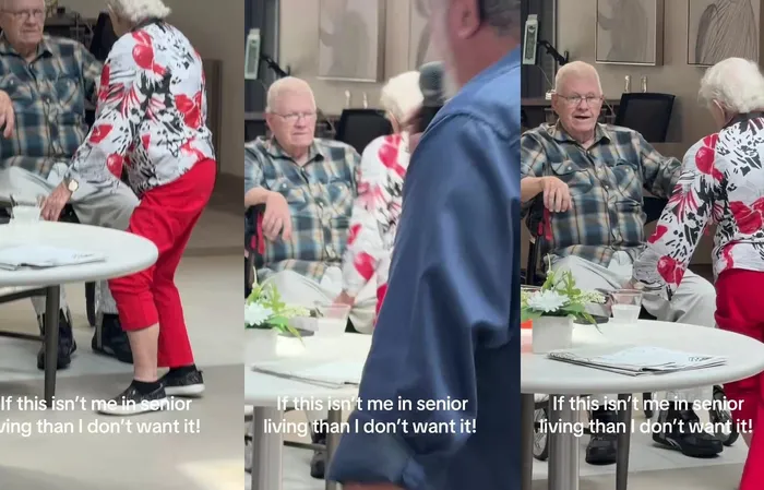 Granny twerks for grandpa