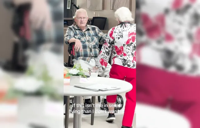 Granny twerks for grandpa