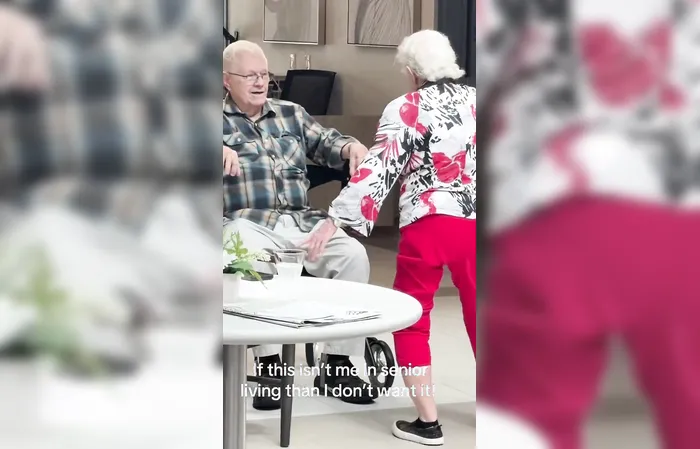 Granny twerks for grandpa