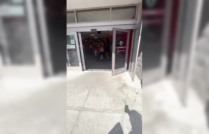 Driving lawnmower into Target is one way to get arrested