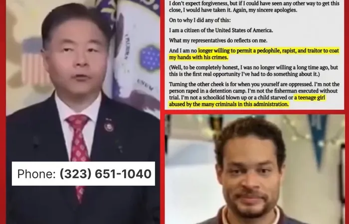 CA Rep. Ted Lieu should be EXPELLED for his behavior