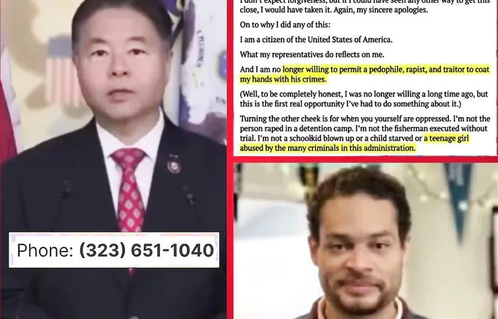 CA Rep. Ted Lieu should be EXPELLED for his behavior