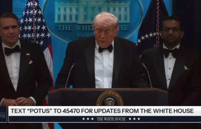 Trump responds right after assassination attempt during White House Correspondents dinner