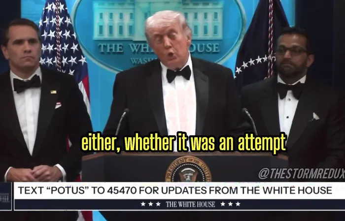 Trump responds right after assassination attempt during White House Correspondents dinner