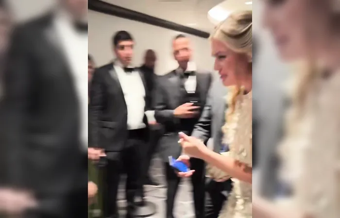 Erika Kirk being rushed out after shooting at White House Correspondent Dinner