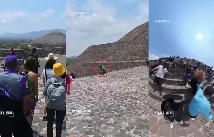 Moments leading up to the shooting at Teotihuacán pyramids