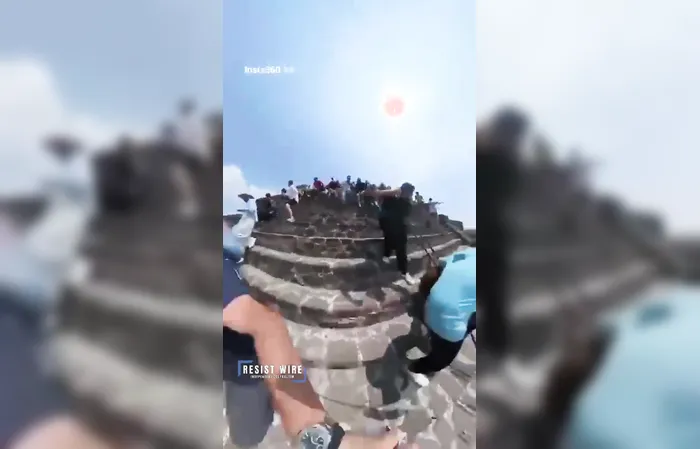 Moments leading up to the shooting at Teotihuacán pyramids