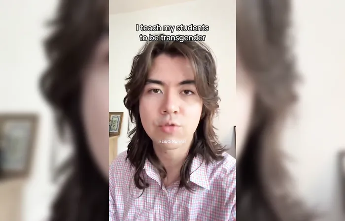 Creep says he's a teacher who tries to make students transgender