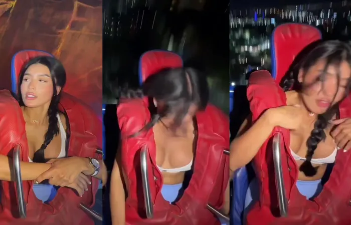 She passed out before it even started