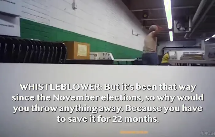 DelCo PA election officials CAUGHT on SHREDDING 2020 election evidence