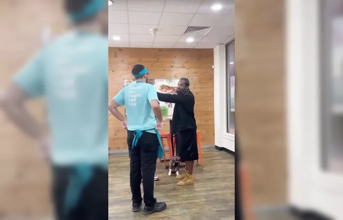 Don't end up like him - Dad protects son from it