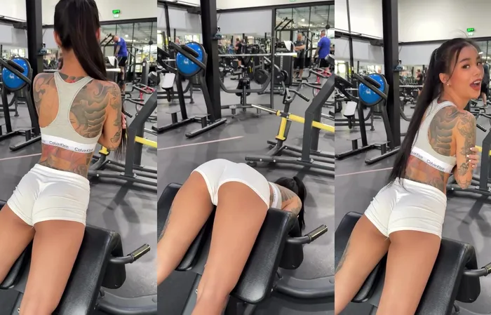 Does she have good form at the gym?