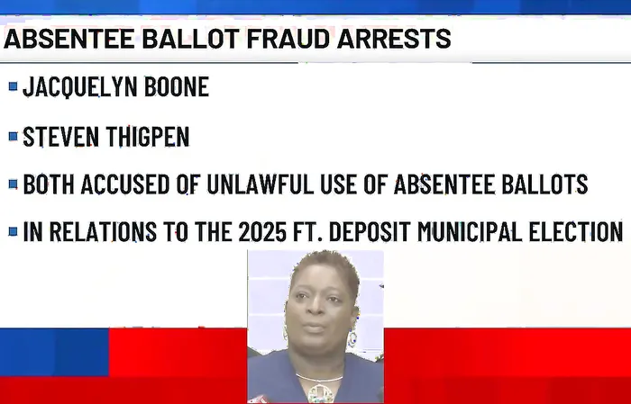 Former Alabama Mayor arrested for BALLOT FRAUD