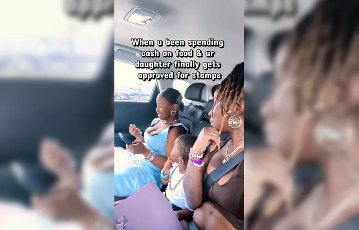 Mom celebrates daughter getting food stamps