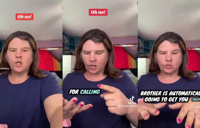 Threatens to sue anyone who misgenders
