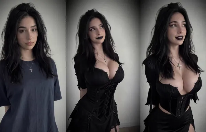 How does goth girl do this?