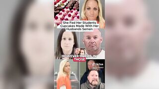 Teacher gets FOUR DECADES for semen cupcakes