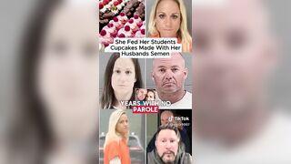 Teacher gets FOUR DECADES for semen cupcakes