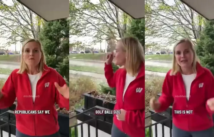 Sarah Godlewski, a Democrat, has dumbest meltdown over hail