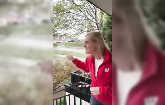 Sarah Godlewski, a Democrat, has dumbest meltdown over hail
