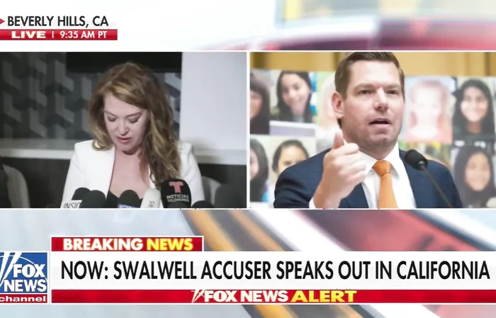 I couldn't move my arms or my body - Woman accuses Eric Swalwell of drugging and raping her