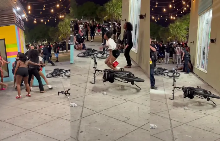 2 cops toss teenagers like dice when breaking up a fight