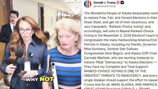 Trump ROASTS Ranked Choice Voting in Alaska, TORCHING RINO MURKOWSKI
