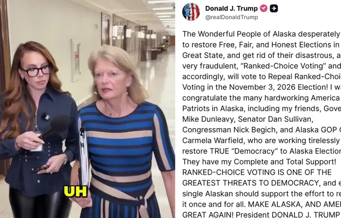 Trump ROASTS Ranked Choice Voting in Alaska, TORCHING RINO MURKOWSKI