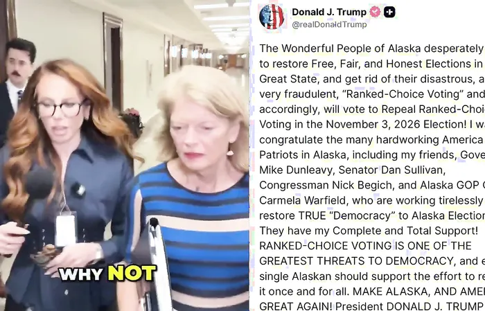 Trump ROASTS Ranked Choice Voting in Alaska, TORCHING RINO MURKOWSKI