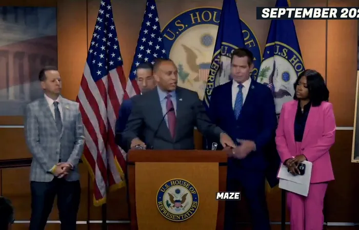 Hakeem Jeffries and fellow clowns praised Eric Swalwell before the allegations